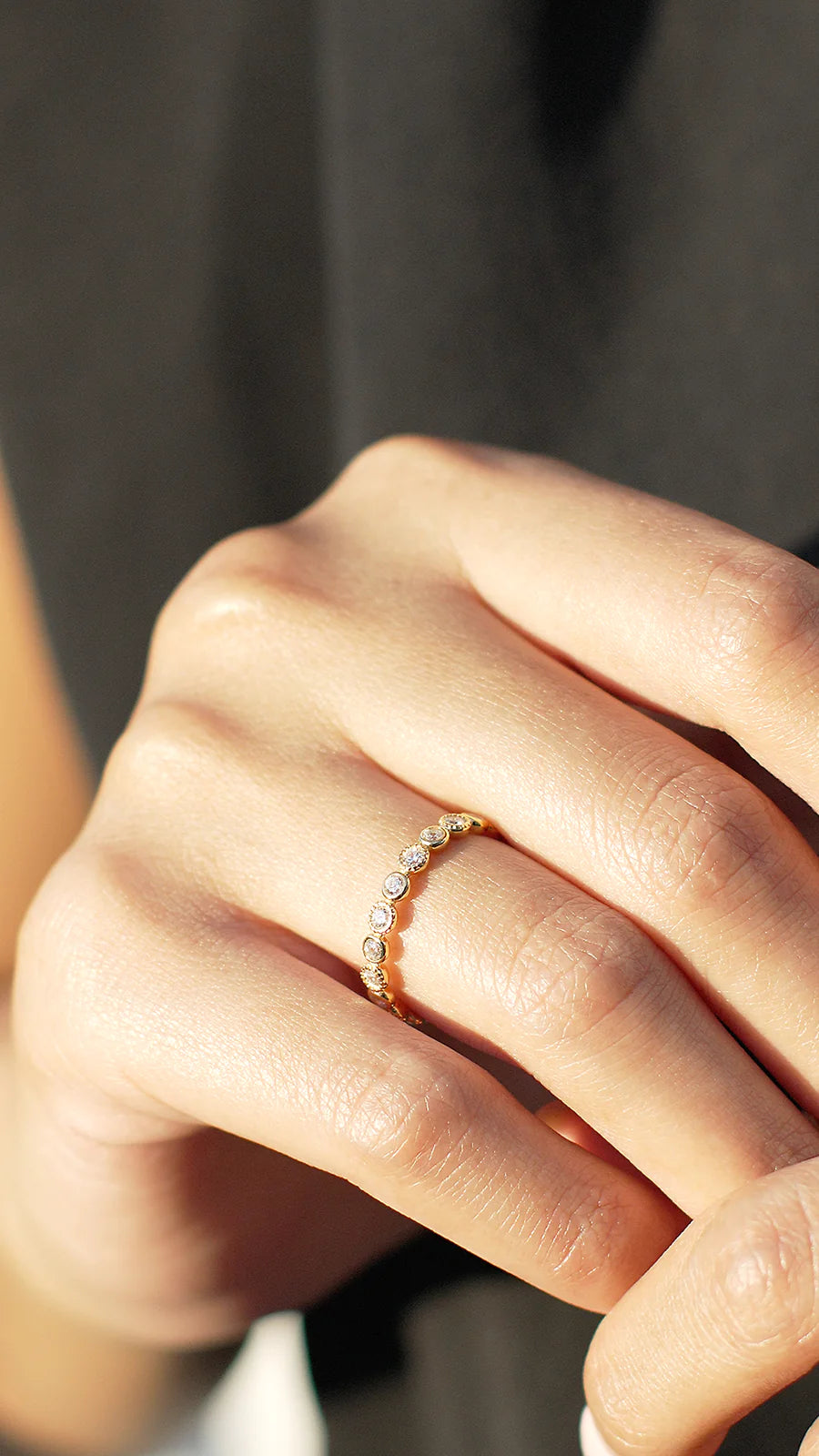 Tennis Ring - ARTSY SILVER