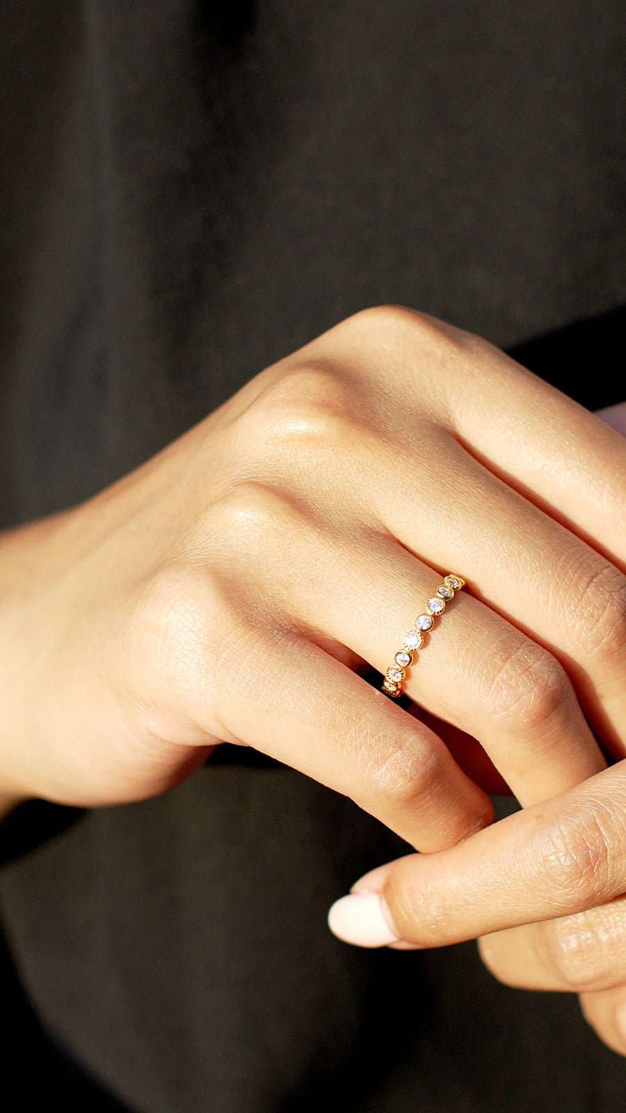 Tennis Ring - ARTSY SILVER