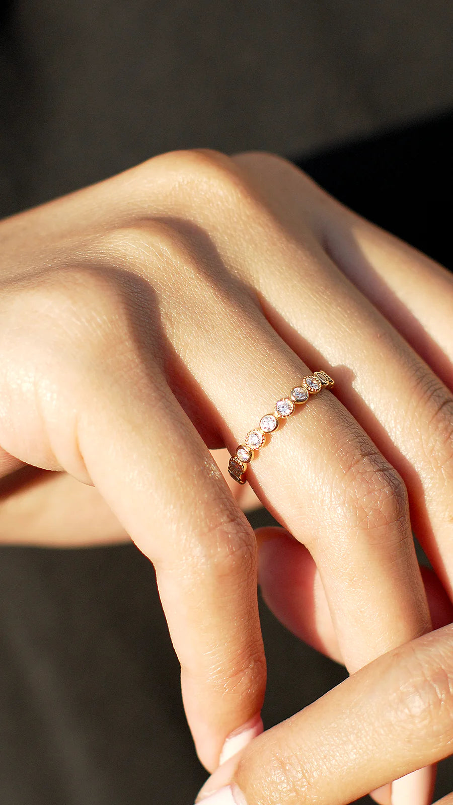 Tennis Ring - ARTSY SILVER