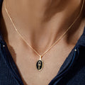 The Key Of Life Medallion Men Necklace - ARTSY SILVER