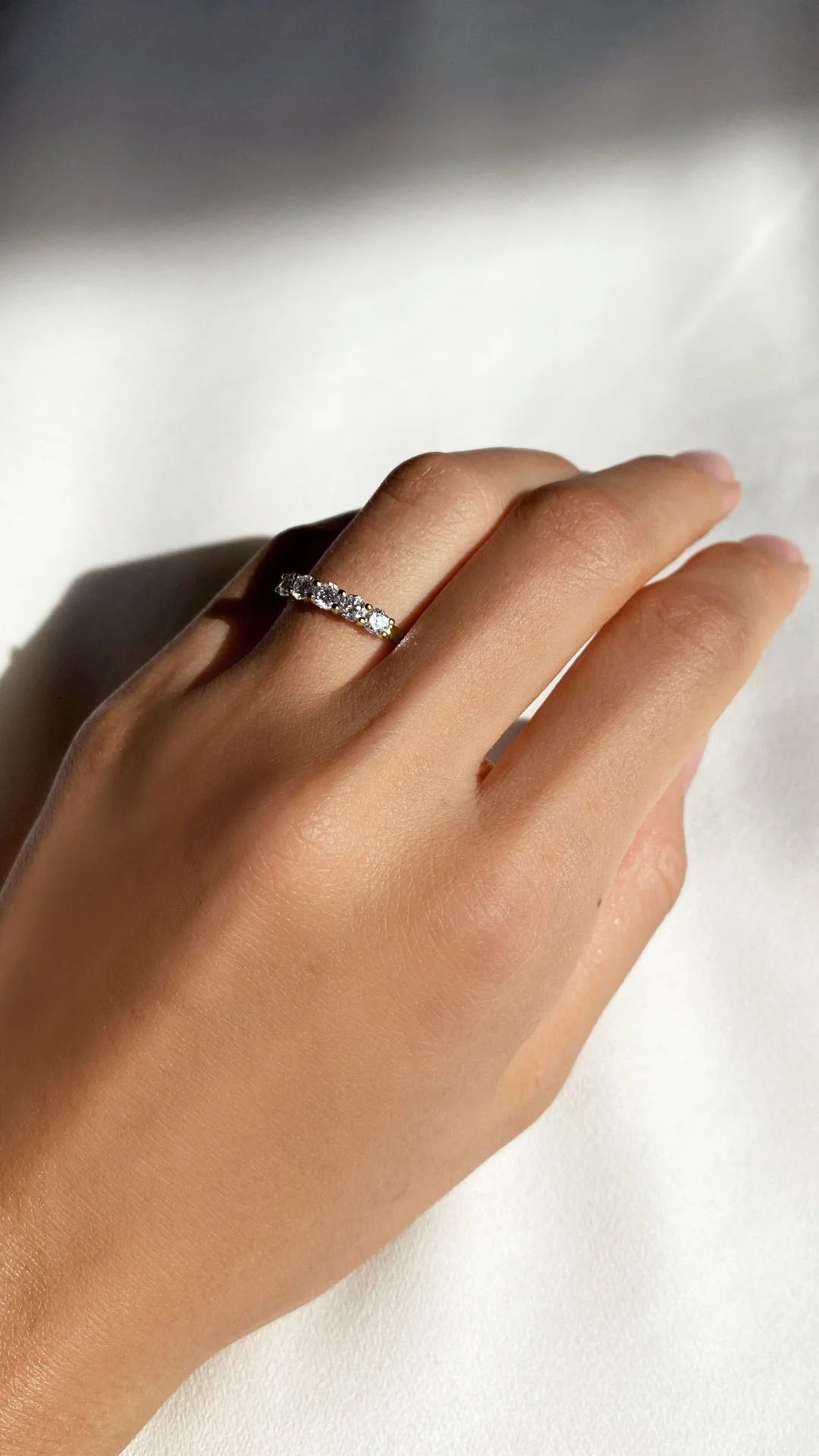 The Vow Zircon Ring - ARTSY SILVER