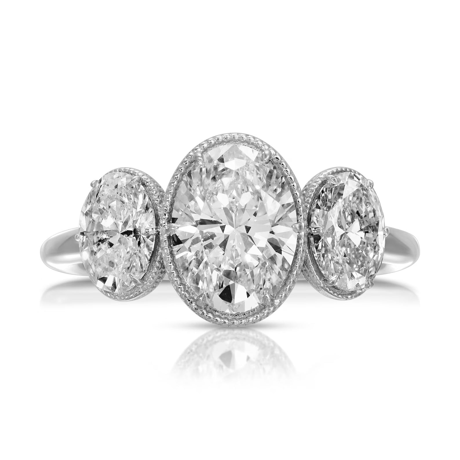 Three- Stone -Oval -Ring