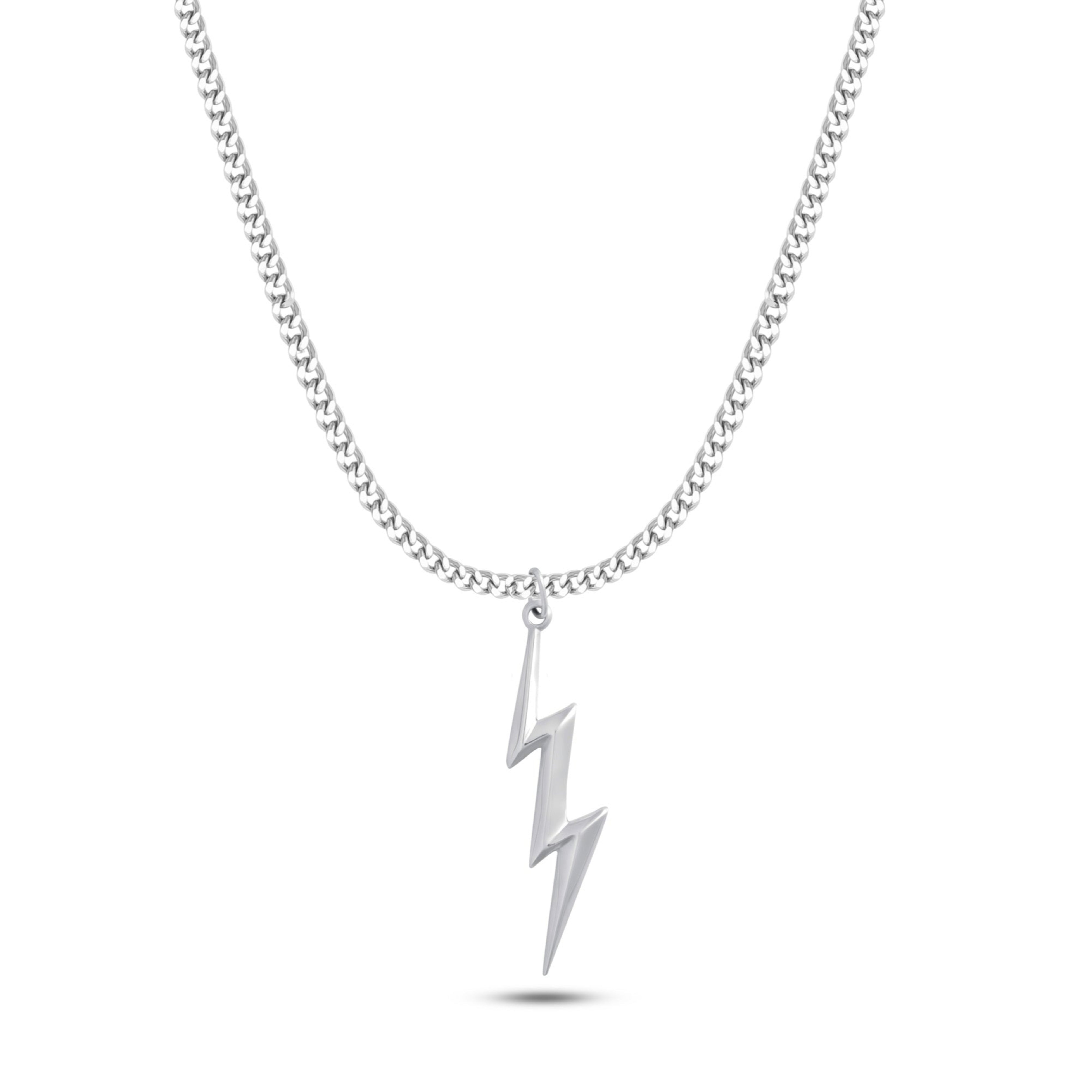 Thunderbolt Pendant - ARTSY SILVER