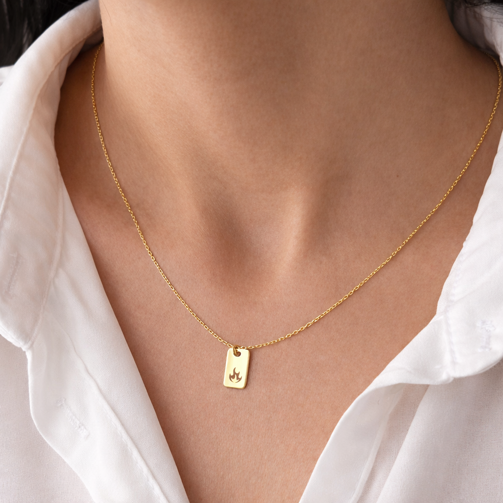 Too Hot To Handle Necklace - ARTSY SILVER