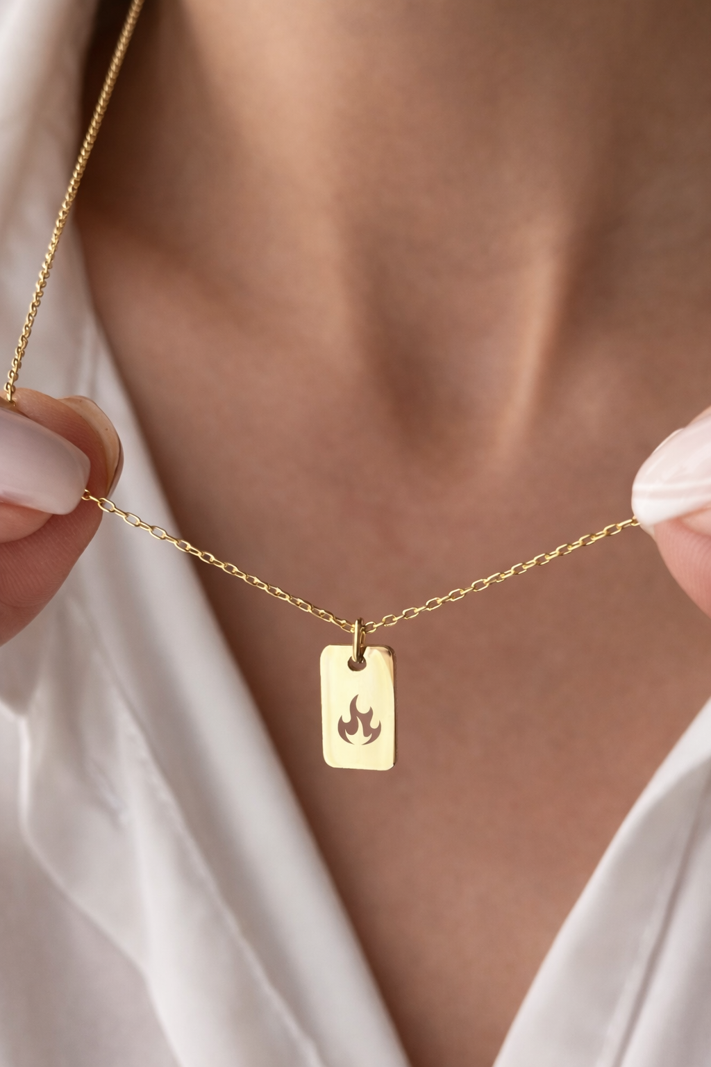 Too Hot To Handle Necklace - ARTSY SILVER