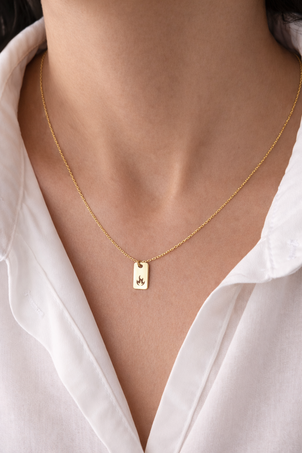 Too Hot To Handle Necklace - ARTSY SILVER