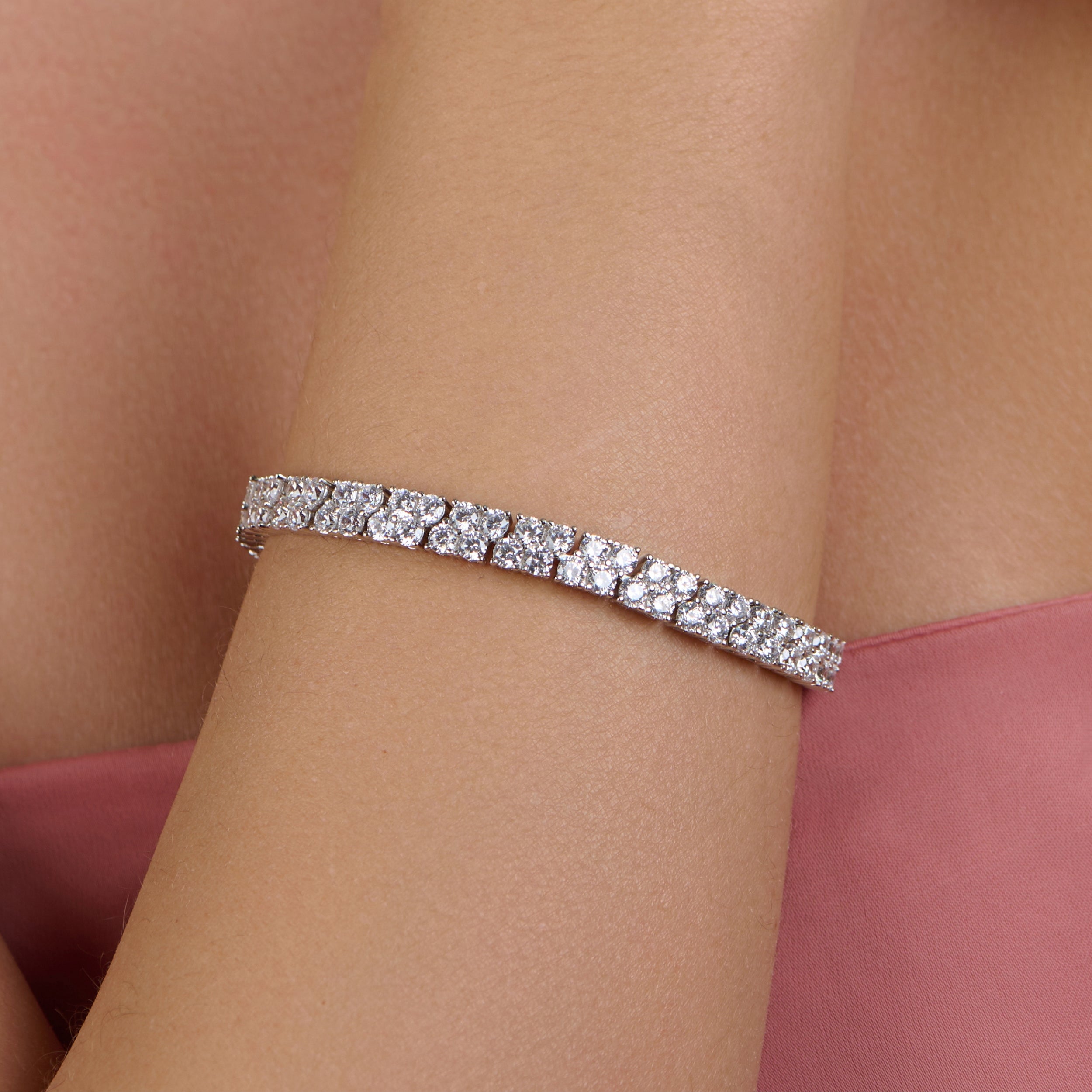 Twin Glow Tennis Bracelet