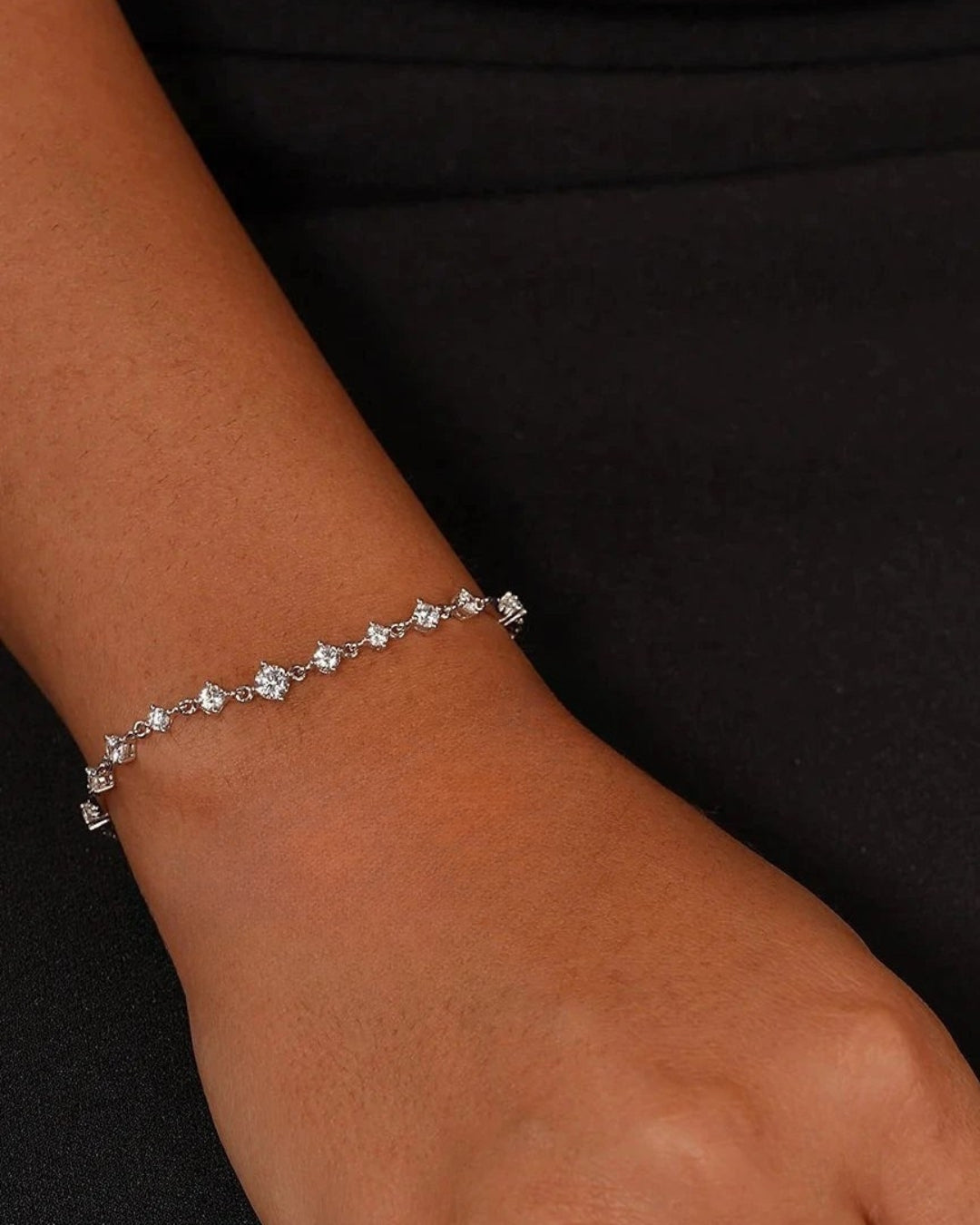 Twinkled Zircon Adjustable Bracelet