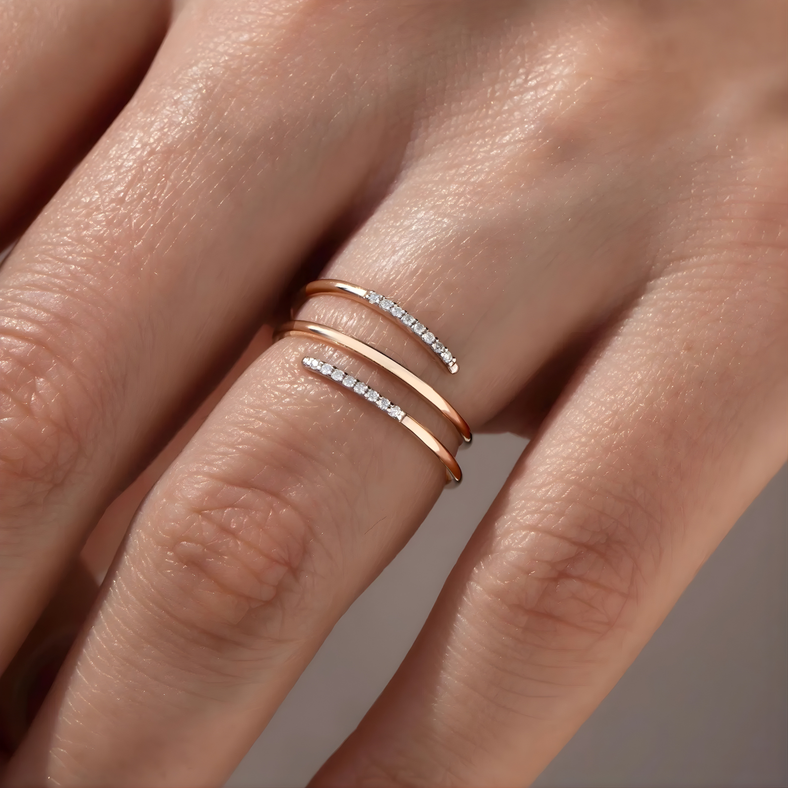 Double Elegance Ring