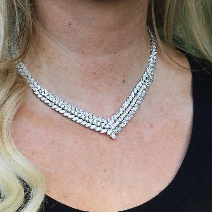 Regal Marquise Necklace