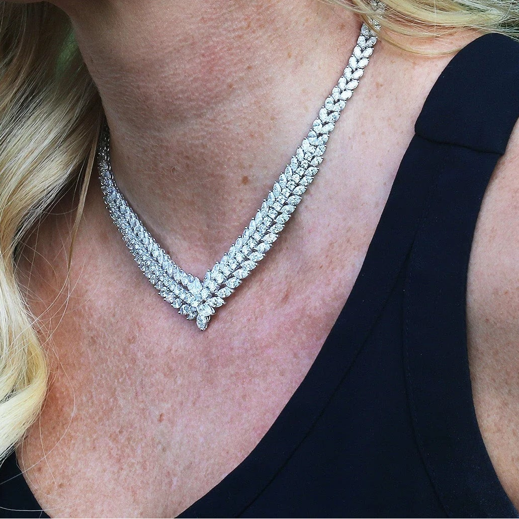 Regal Marquise Necklace