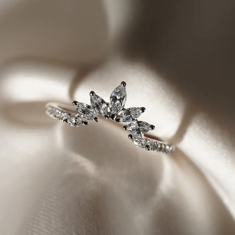 Venice Zircon Silver Ring - ARTSY SILVER