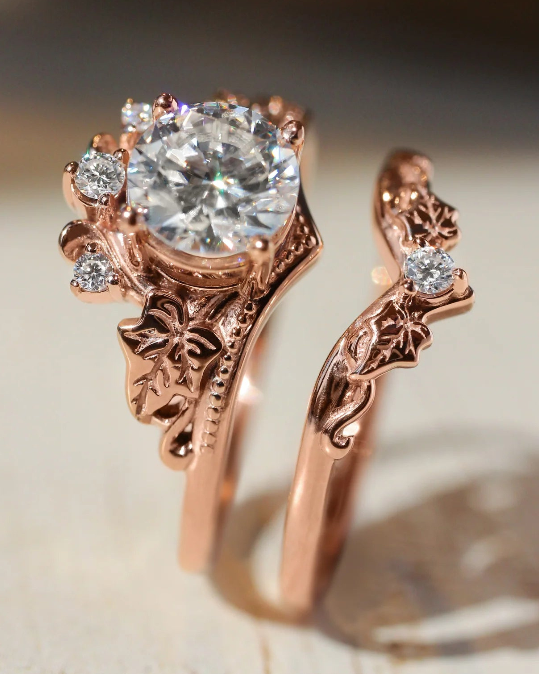 Victorian Art 2 Set Ring - ARTSY SILVER