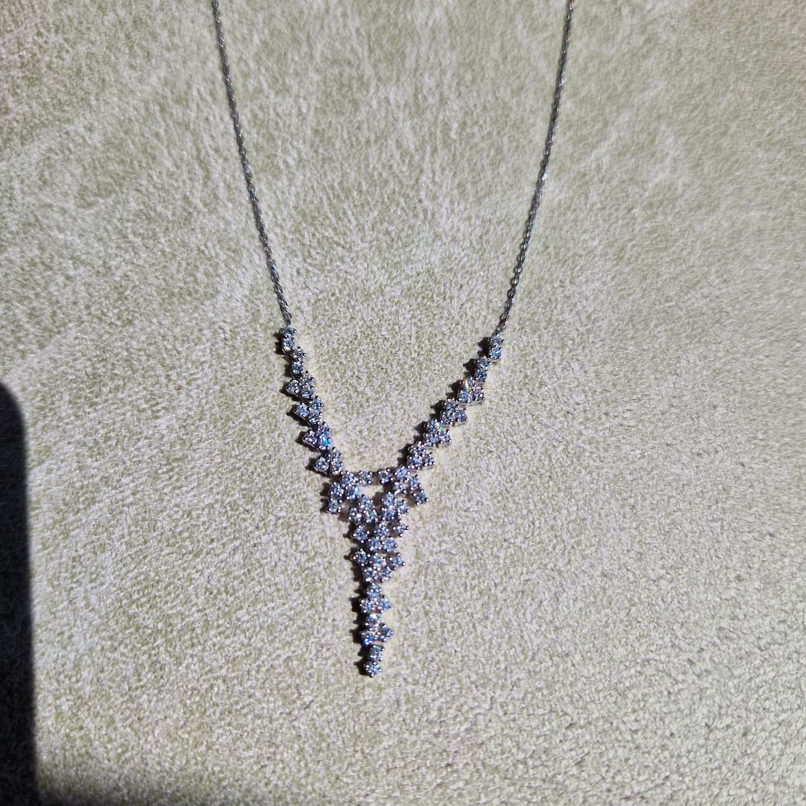 Dakota Y Silver Necklace - ARTSY SILVER