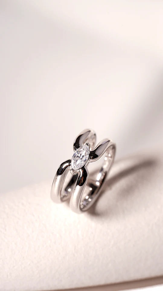 Your Timeless Zircon Gem Silver Ring