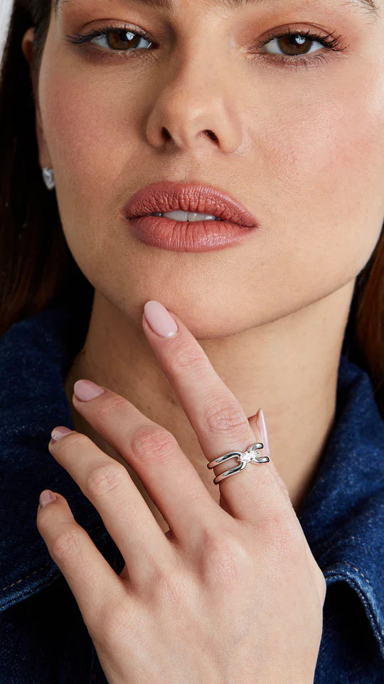 Your Timeless Zircon Gem Silver Ring