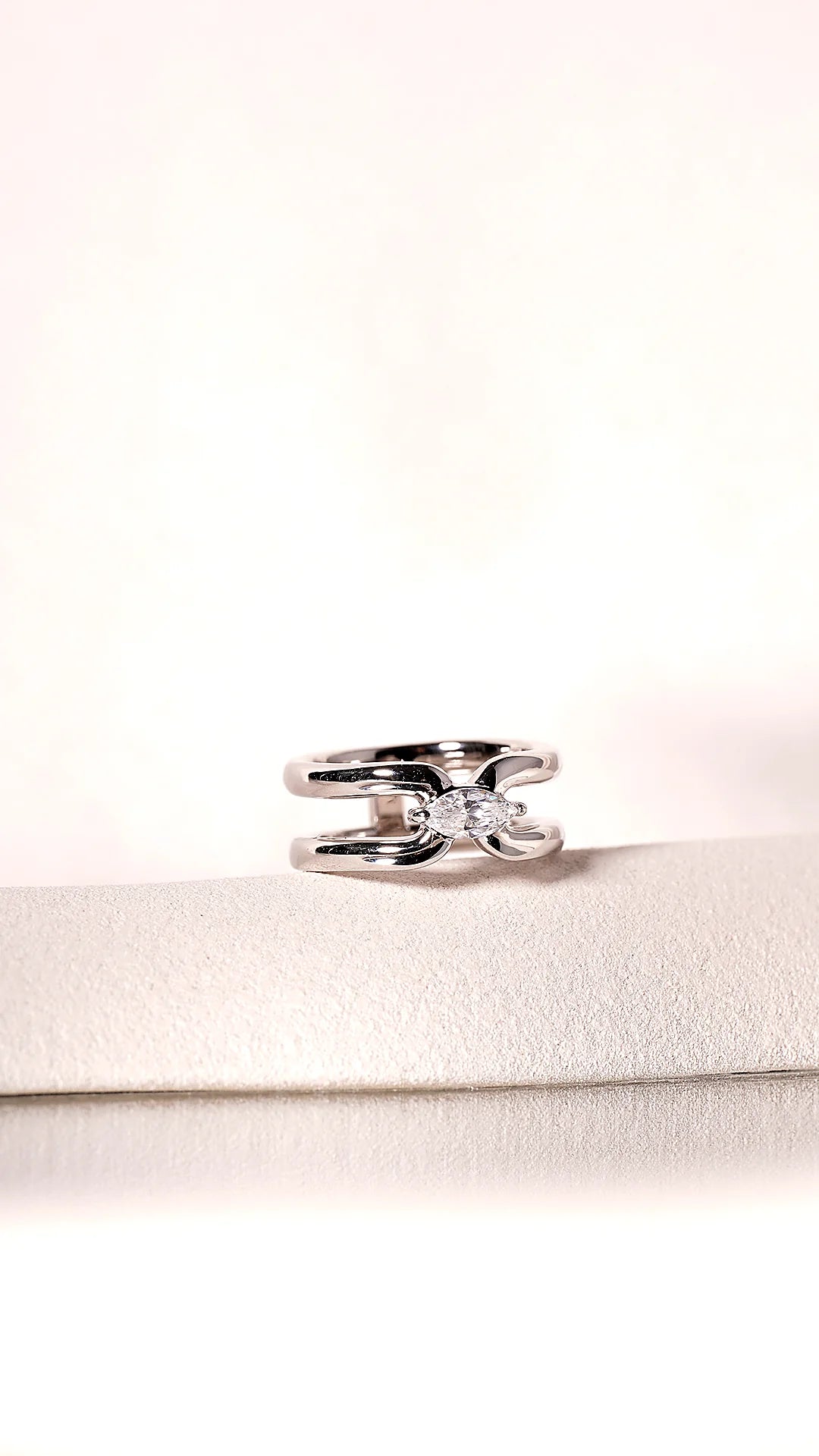 Your Timeless Zircon Gem Silver Ring - ARTSY SILVER