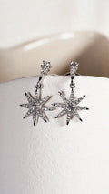 Daphne Pole Star Silver Earrings