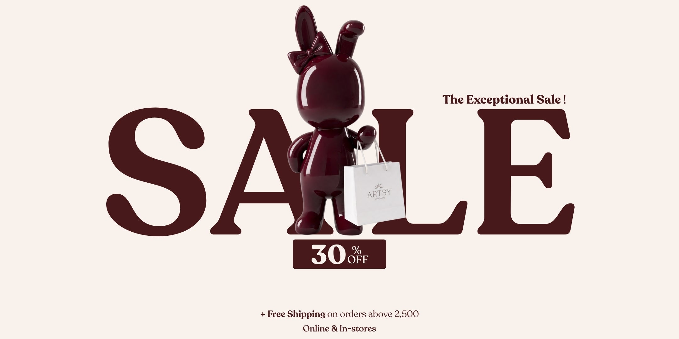 The Exceptional Sale 30% With Free Shipping  I ARTSY SILVER 