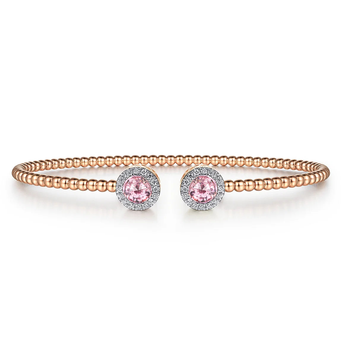 Blushed Pink Zircon Bangle