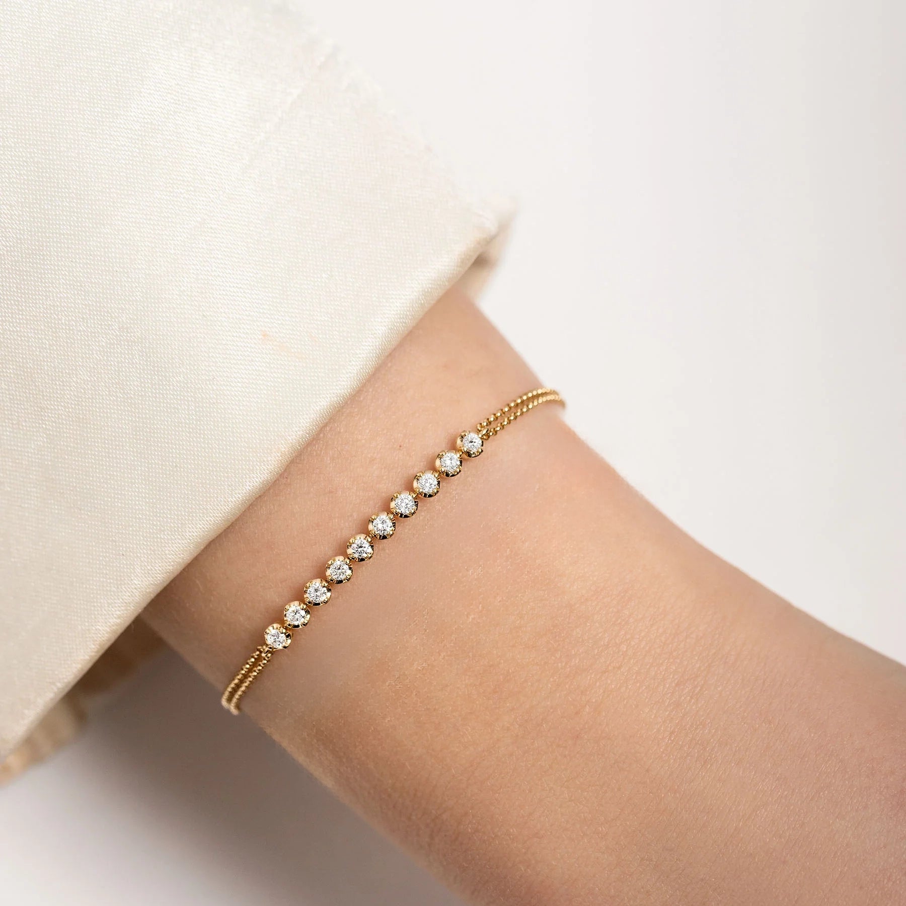 Your Go To Zircon Bracelet - ARTSY SILVER
