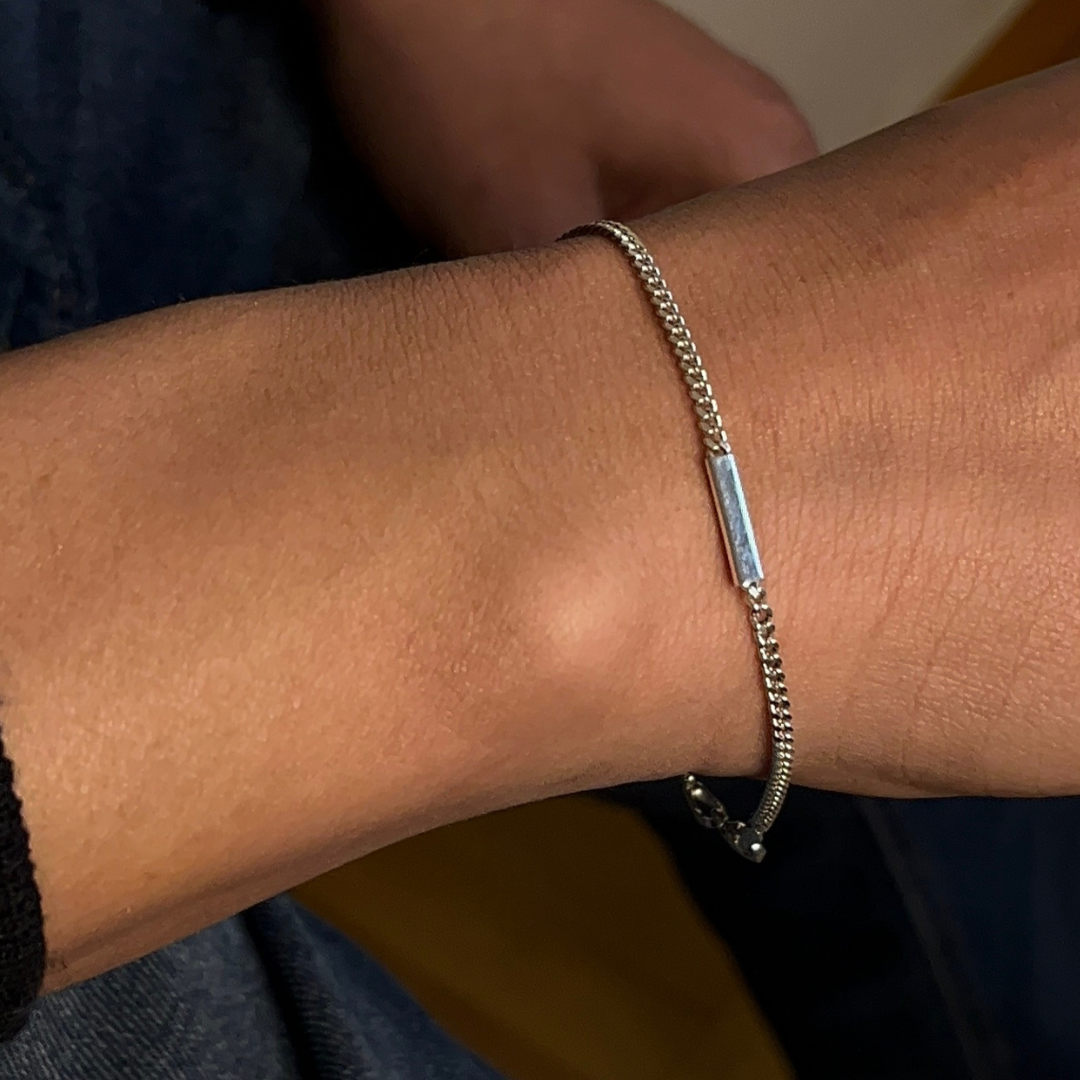 Curb Blocks Bracelet