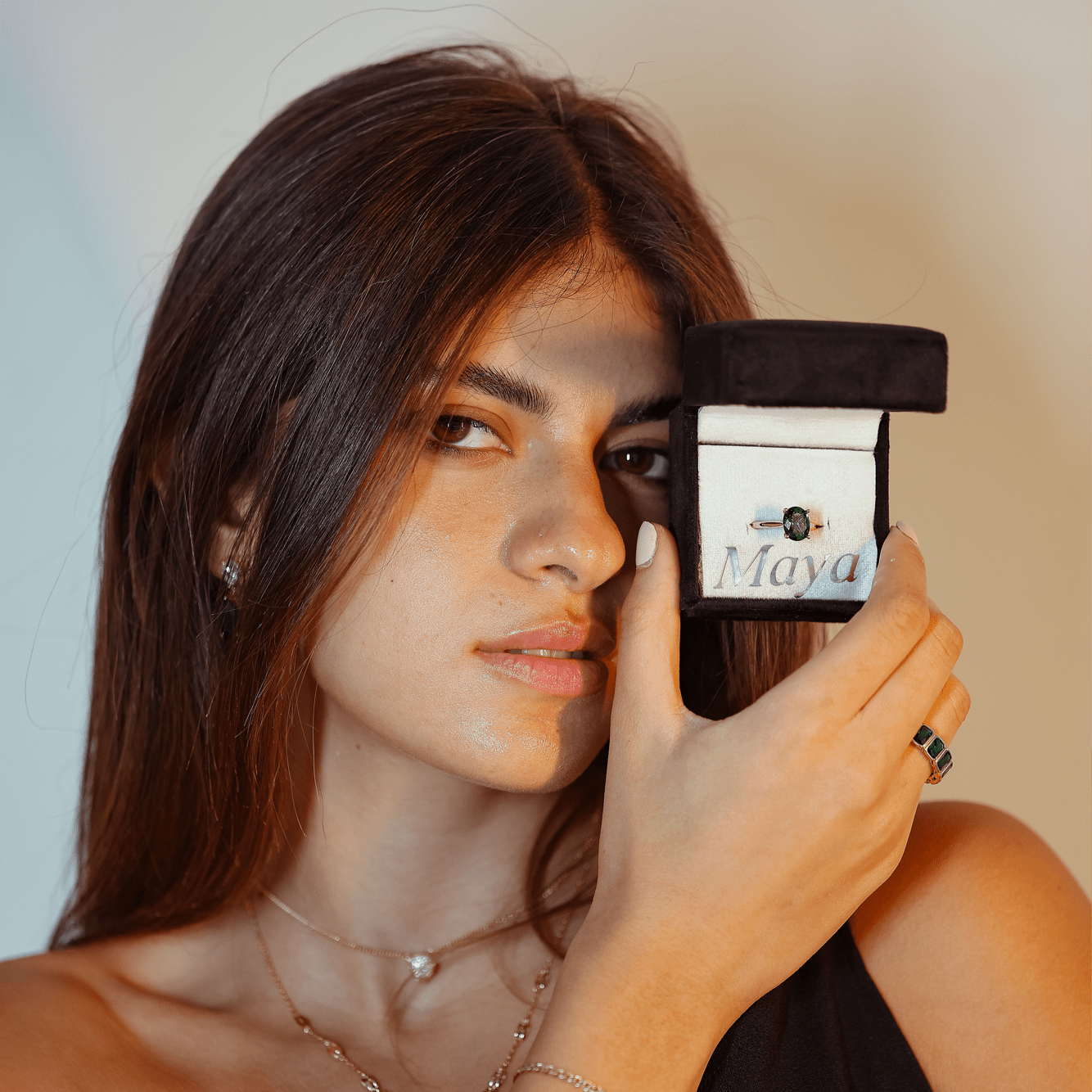 Name Customized Jewelry Box - ARTSY SILVER