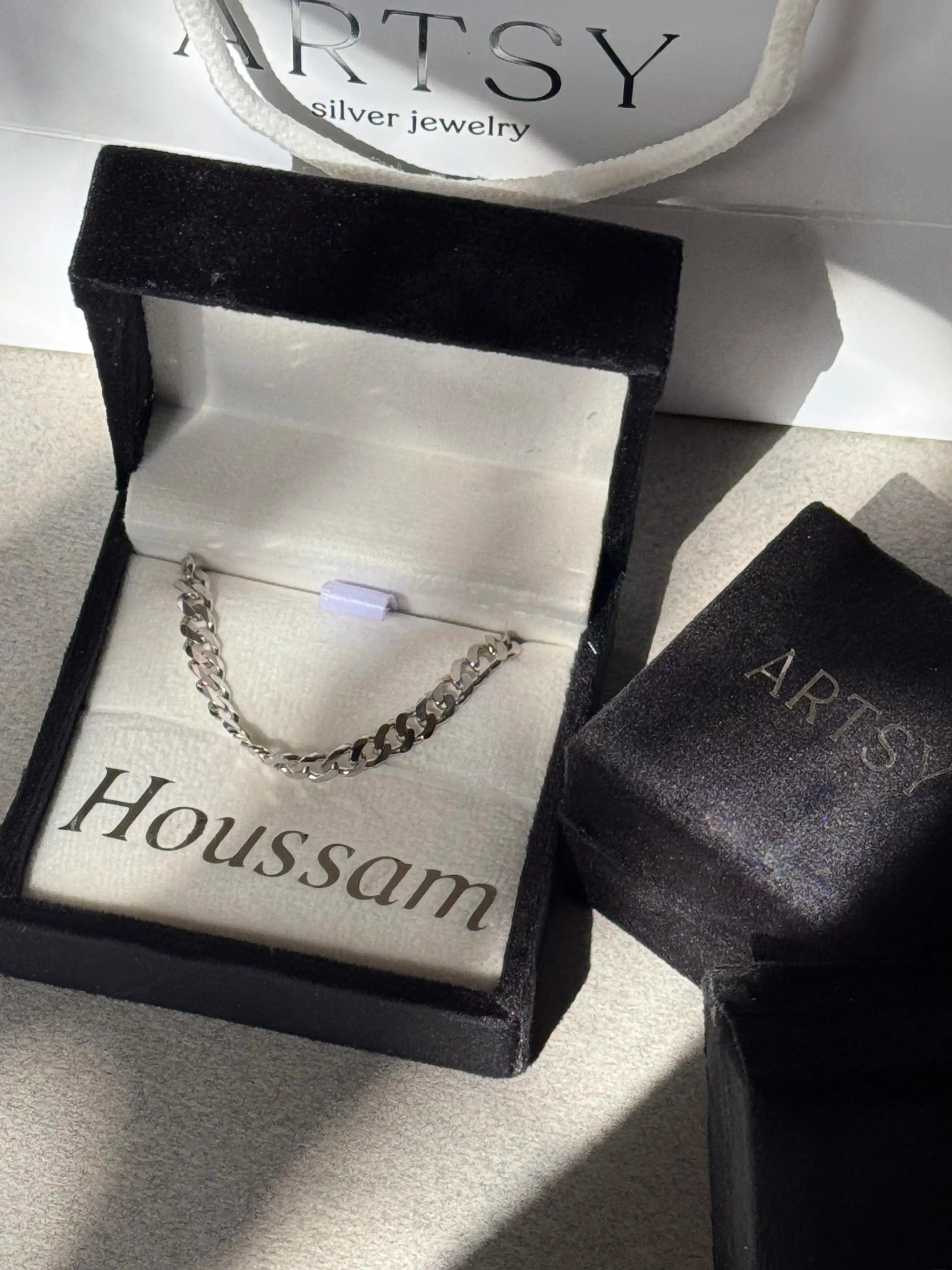 Name Customized Jewelry Box - ARTSY SILVER