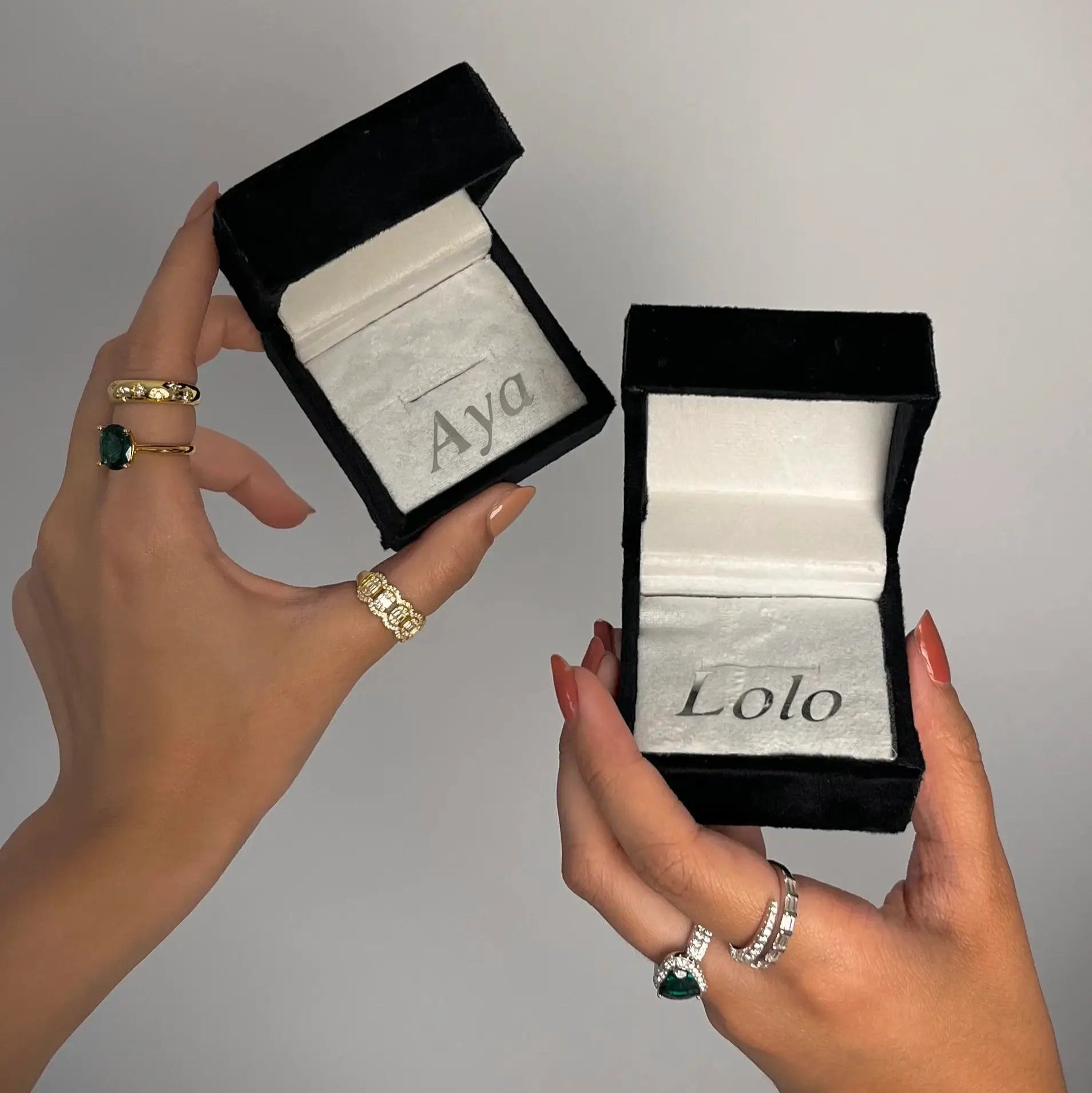 Name Customized Jewelry Box - ARTSY SILVER