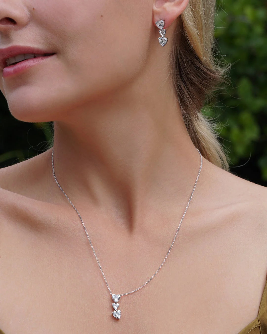 Deeply In Love Heart Zircon Necklace