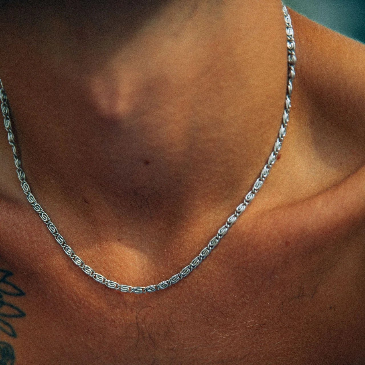 Figaro Silver Necklace - ARTSY SILVER