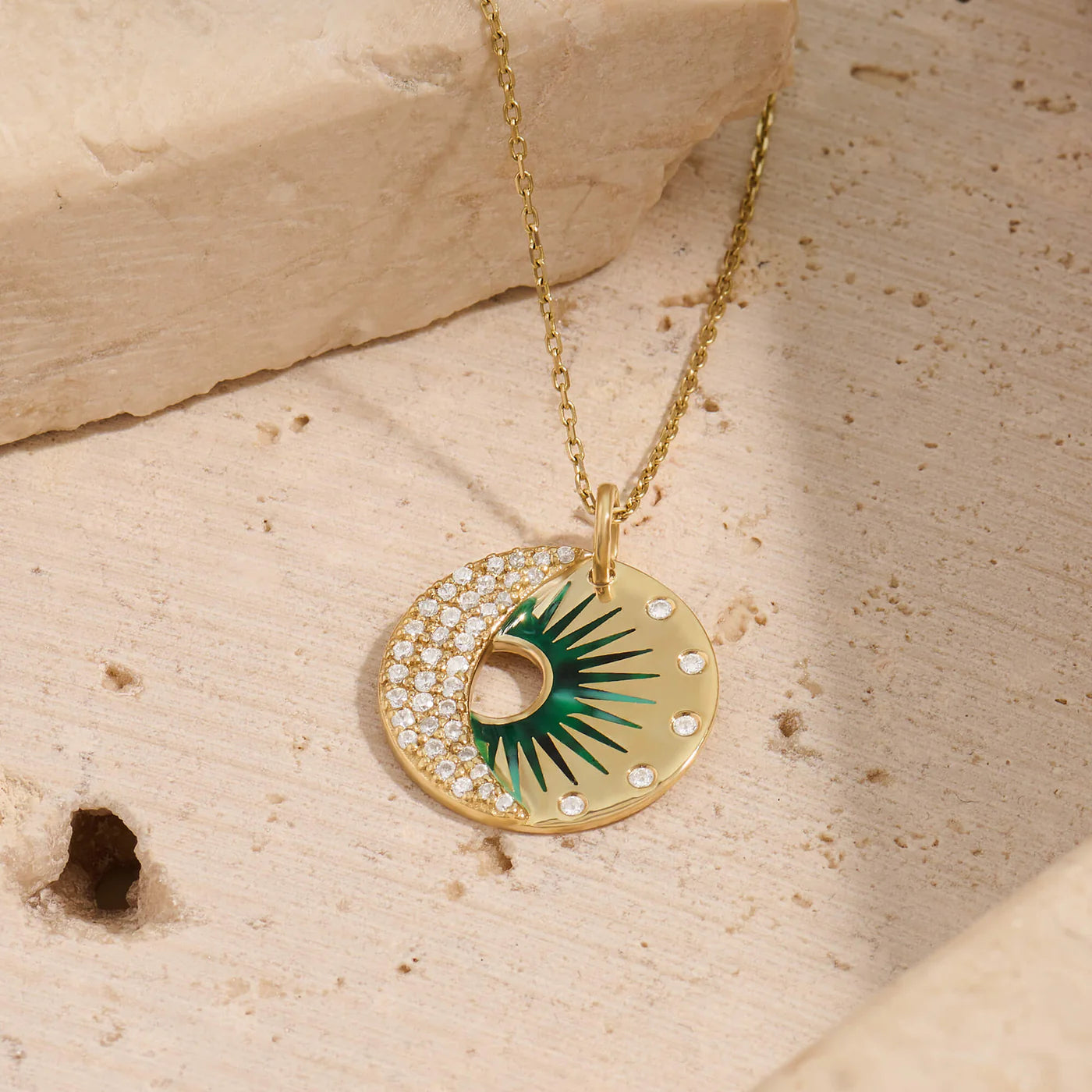 Shine On Enamel Necklace