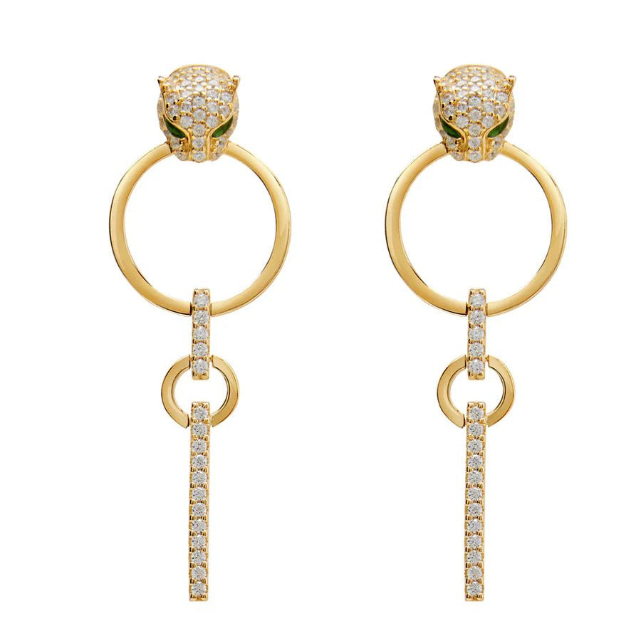 Wild Spark Earrings & Necklace Set - ARTSY SILVER