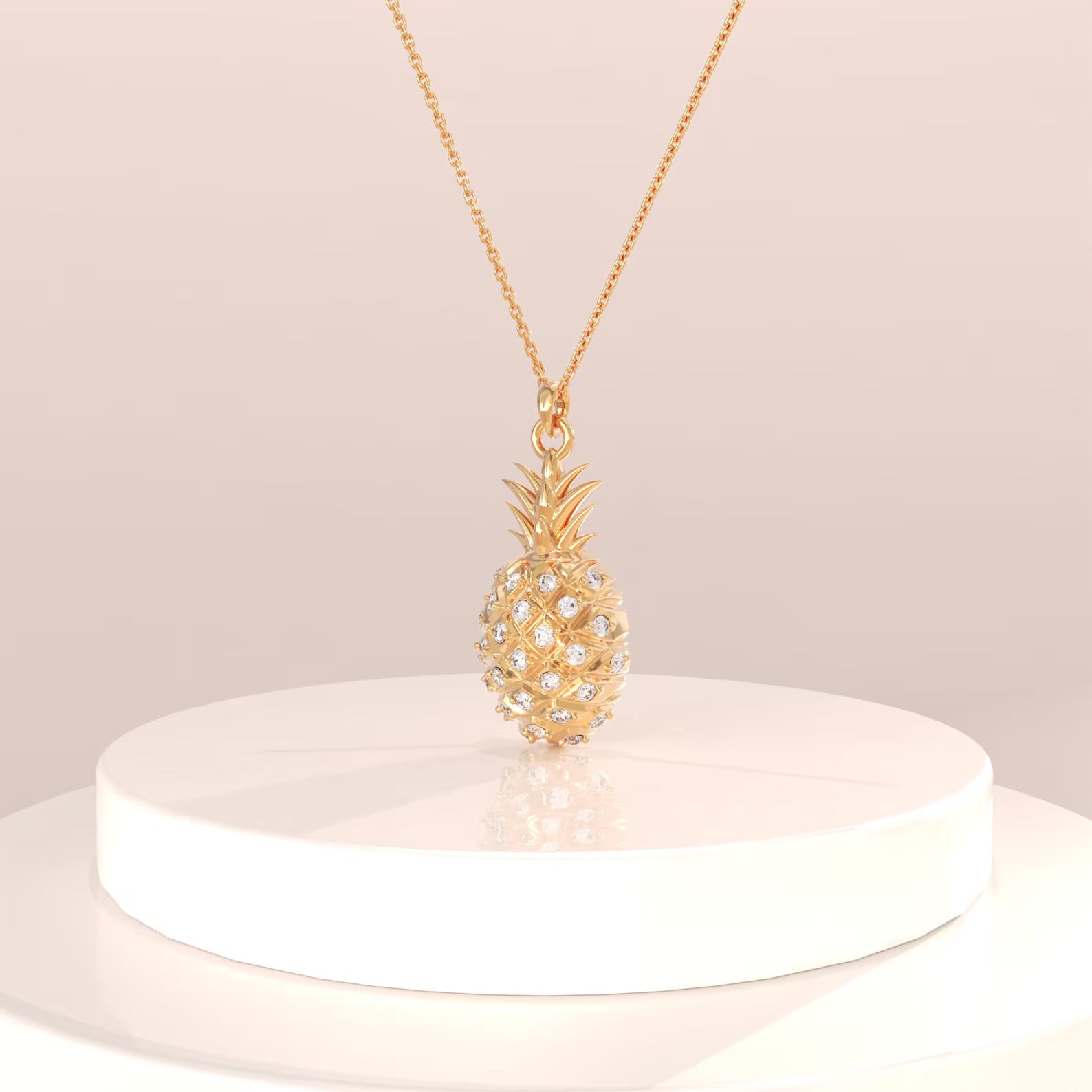 Hawaii Sweetheart Pineapple Necklace