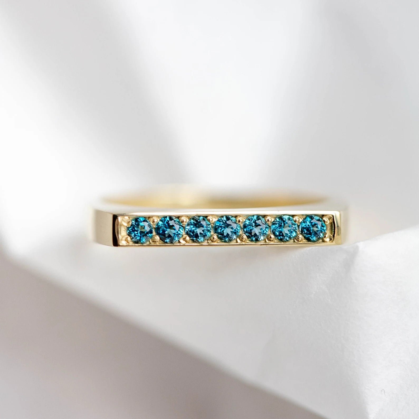 Isis Staking London Blue Topaz Ring