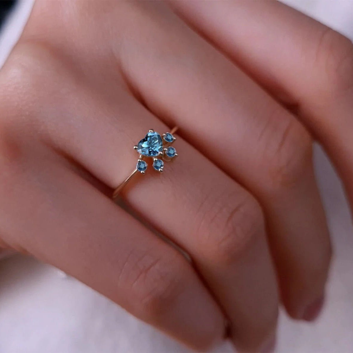 Itty Bitty Paw Ring - ARTSY SILVER