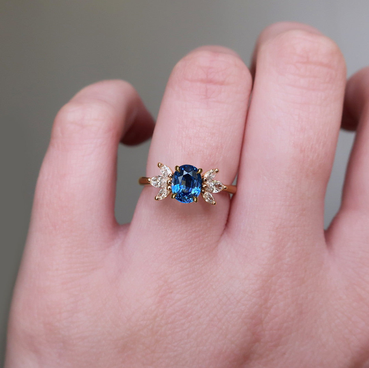 Little Angel Blue Sapphire Ring