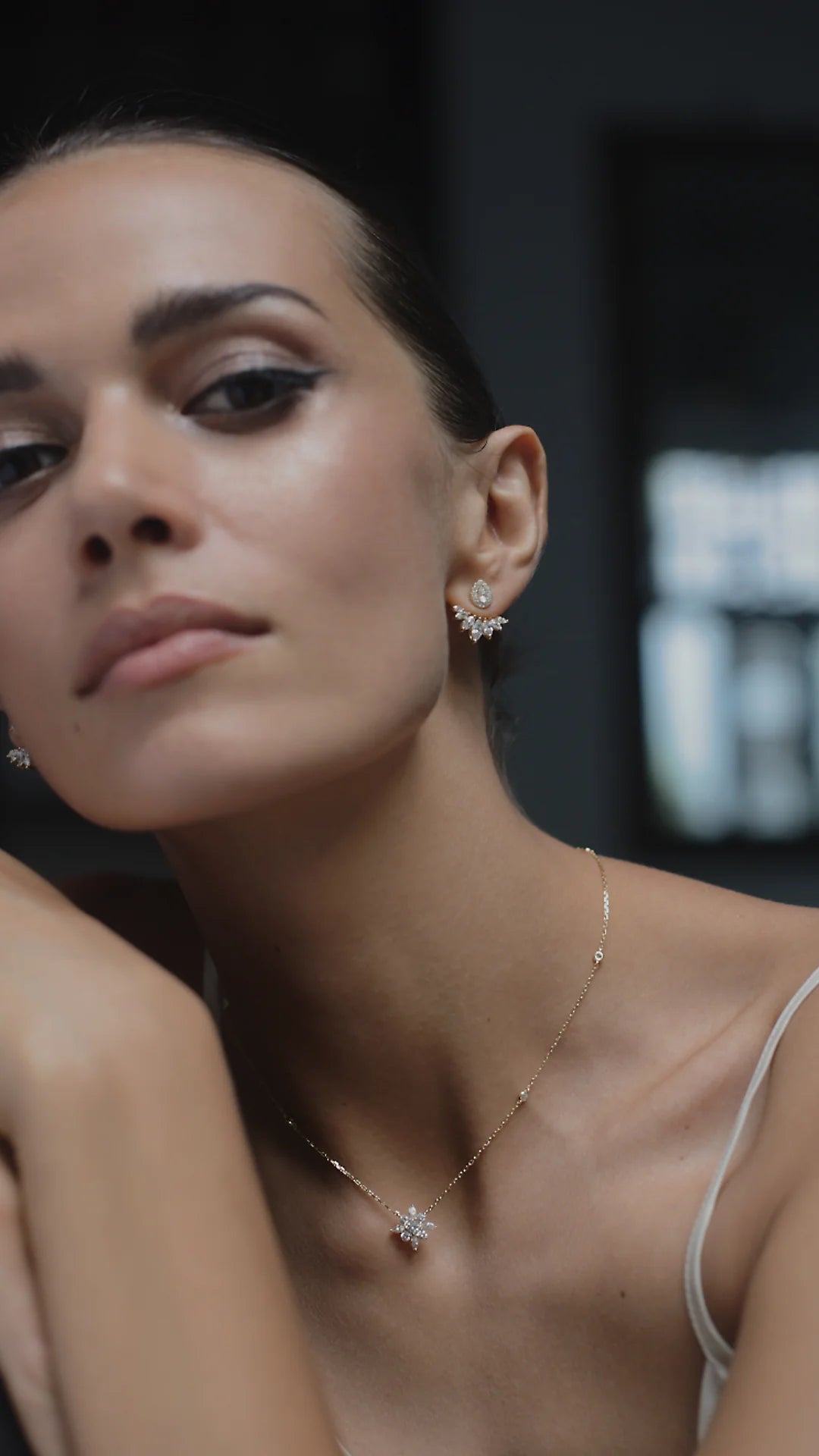 Lotus Silver Ear Jacket - ARTSY SILVER