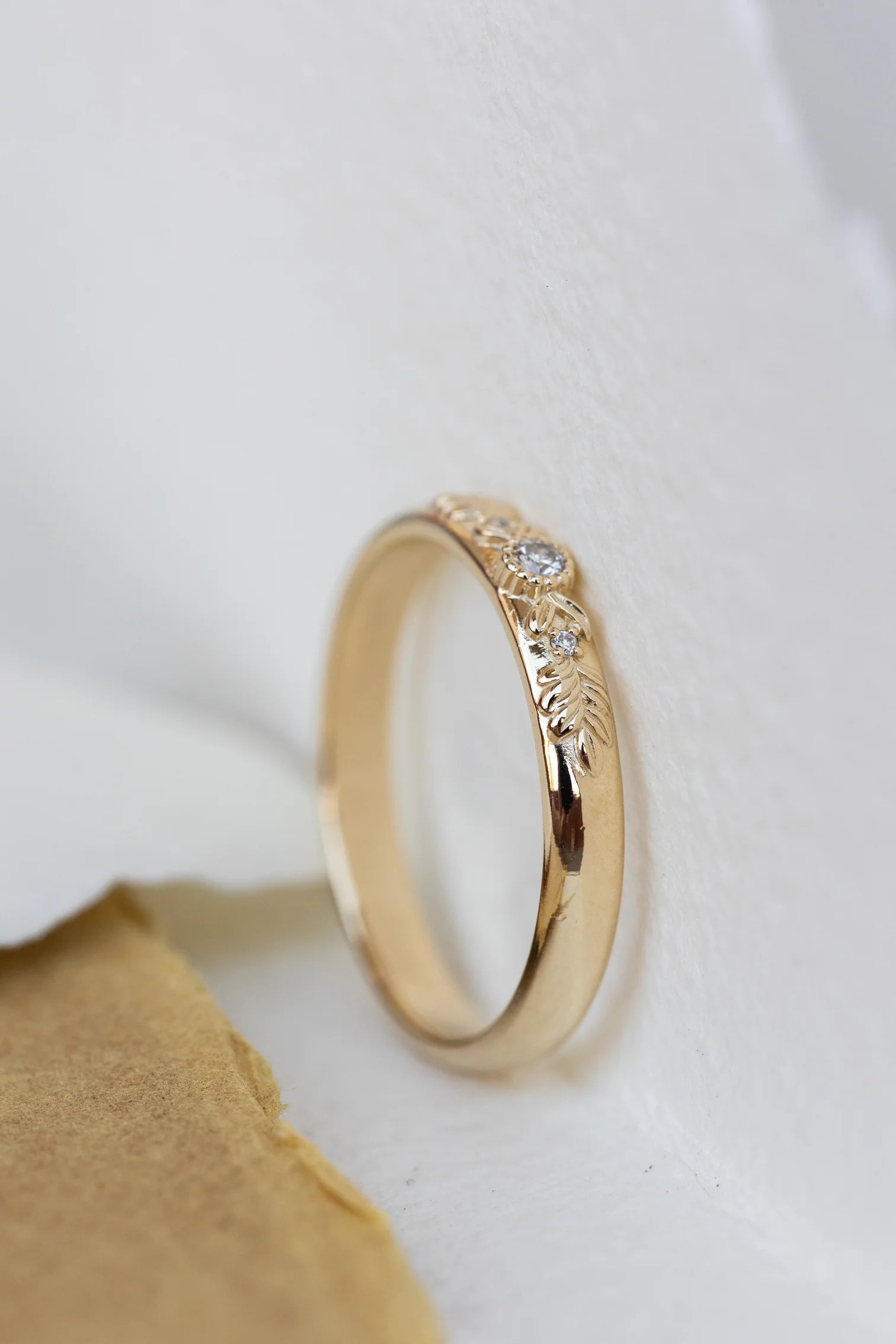 Soulmates Oath Zircon Band Gold Plating