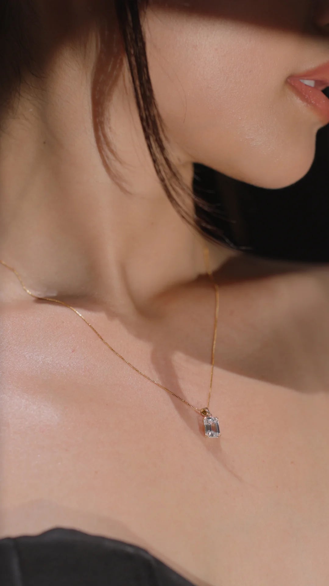 Love Me More White Zircon Necklace