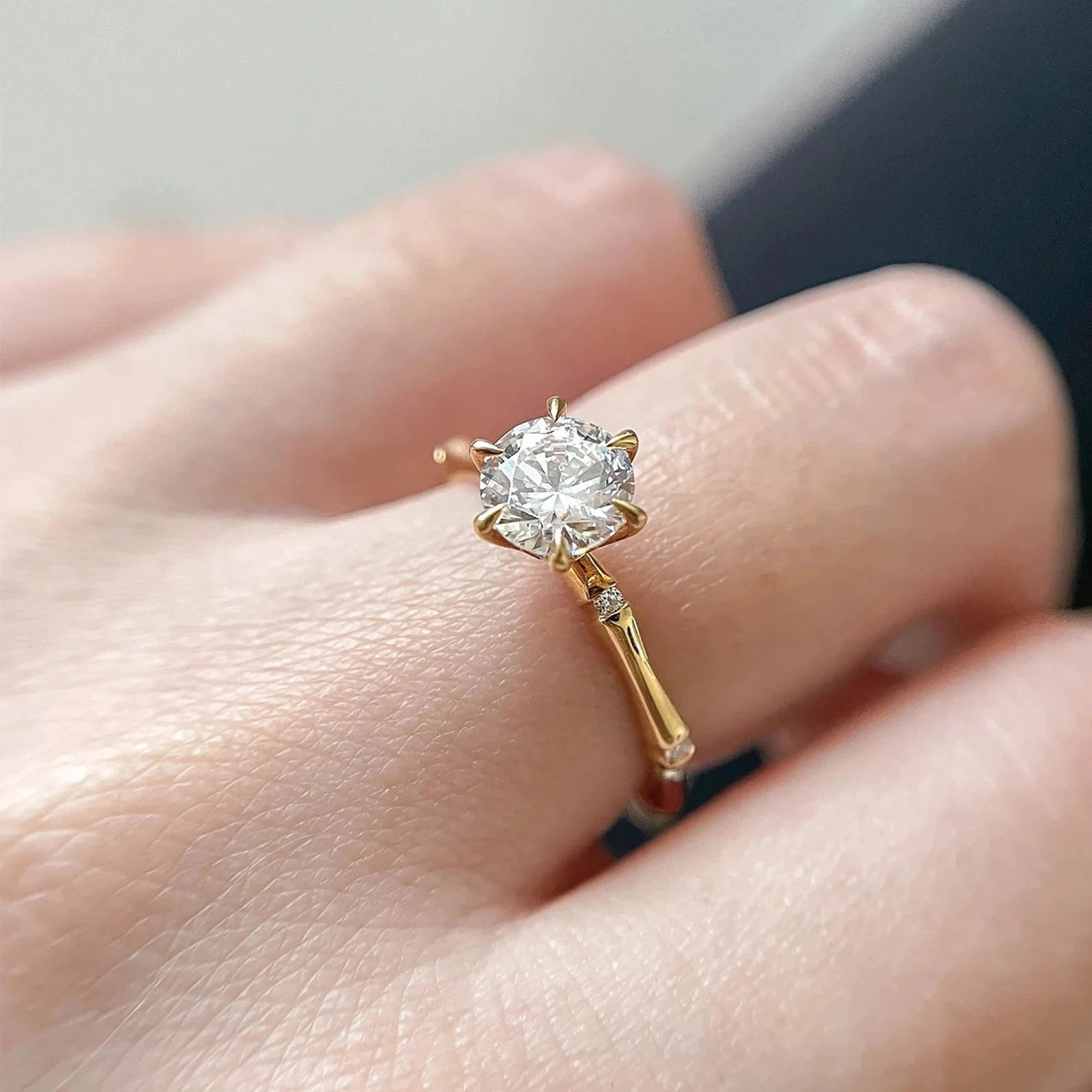 Lucky Bamboo Ring - ARTSY SILVER