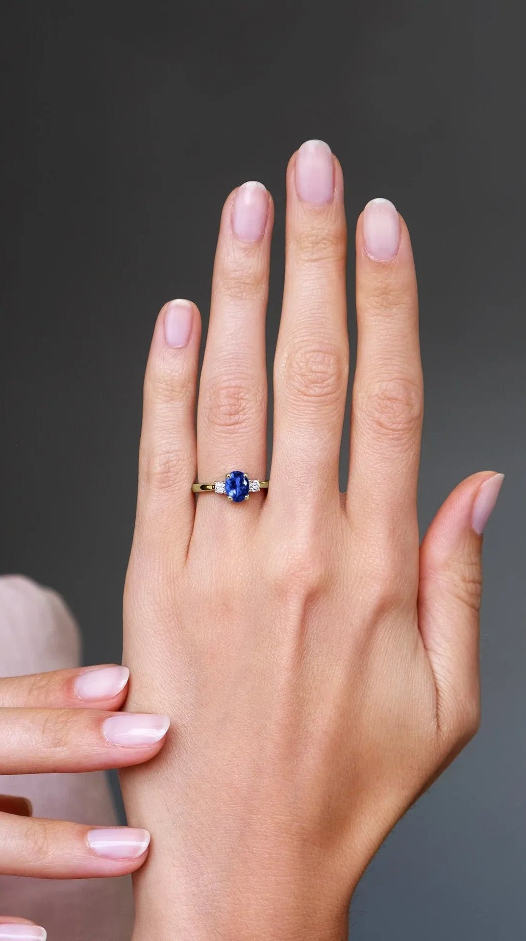 Marry Me Sapphire Promise Ring - ARTSY SILVER