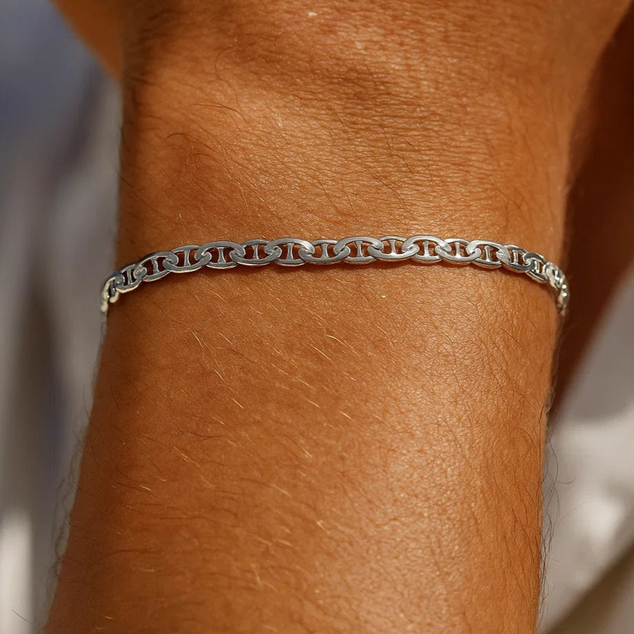 Mariner Silver Men Bracelet
