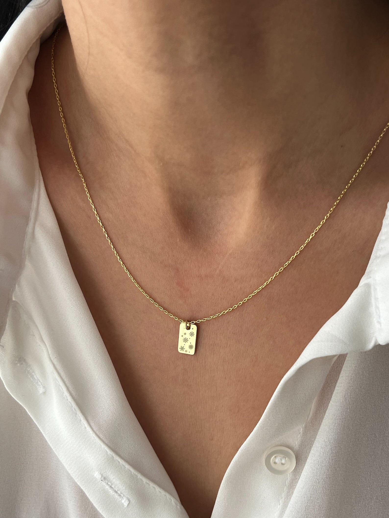 Moscow Snow Necklace - ARTSY SILVER