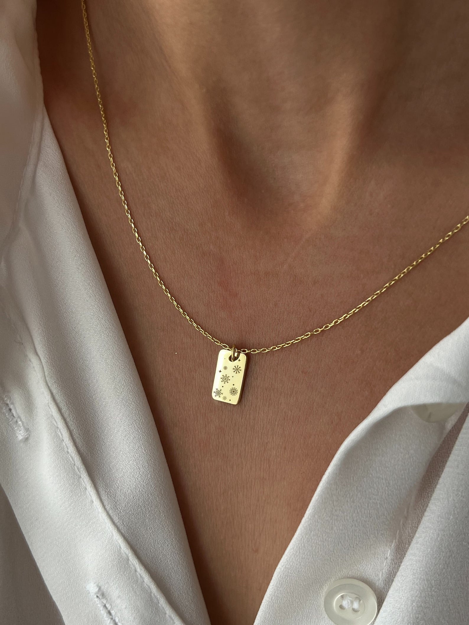 Moscow Snow Necklace - ARTSY SILVER