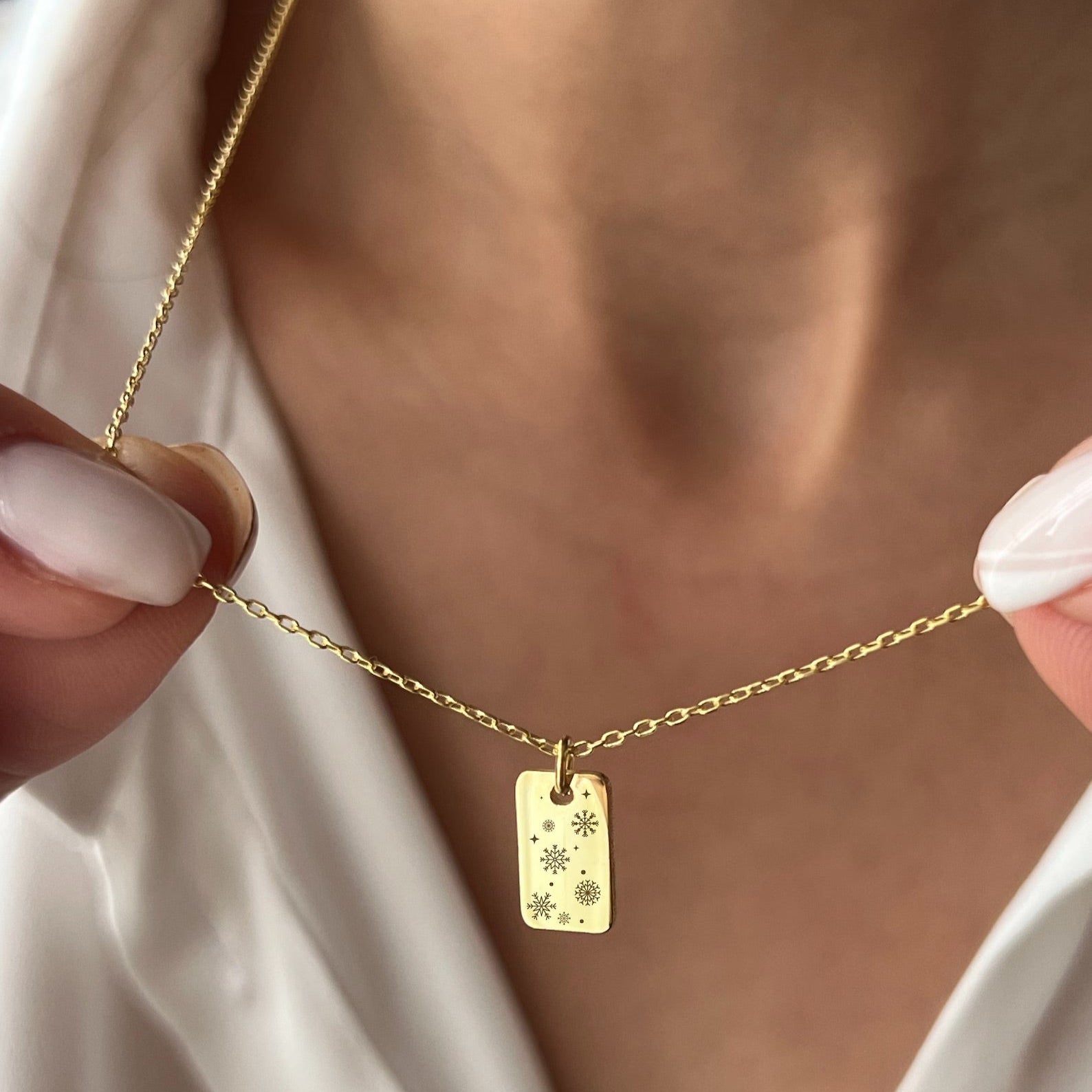 Moscow Snow Necklace - ARTSY SILVER