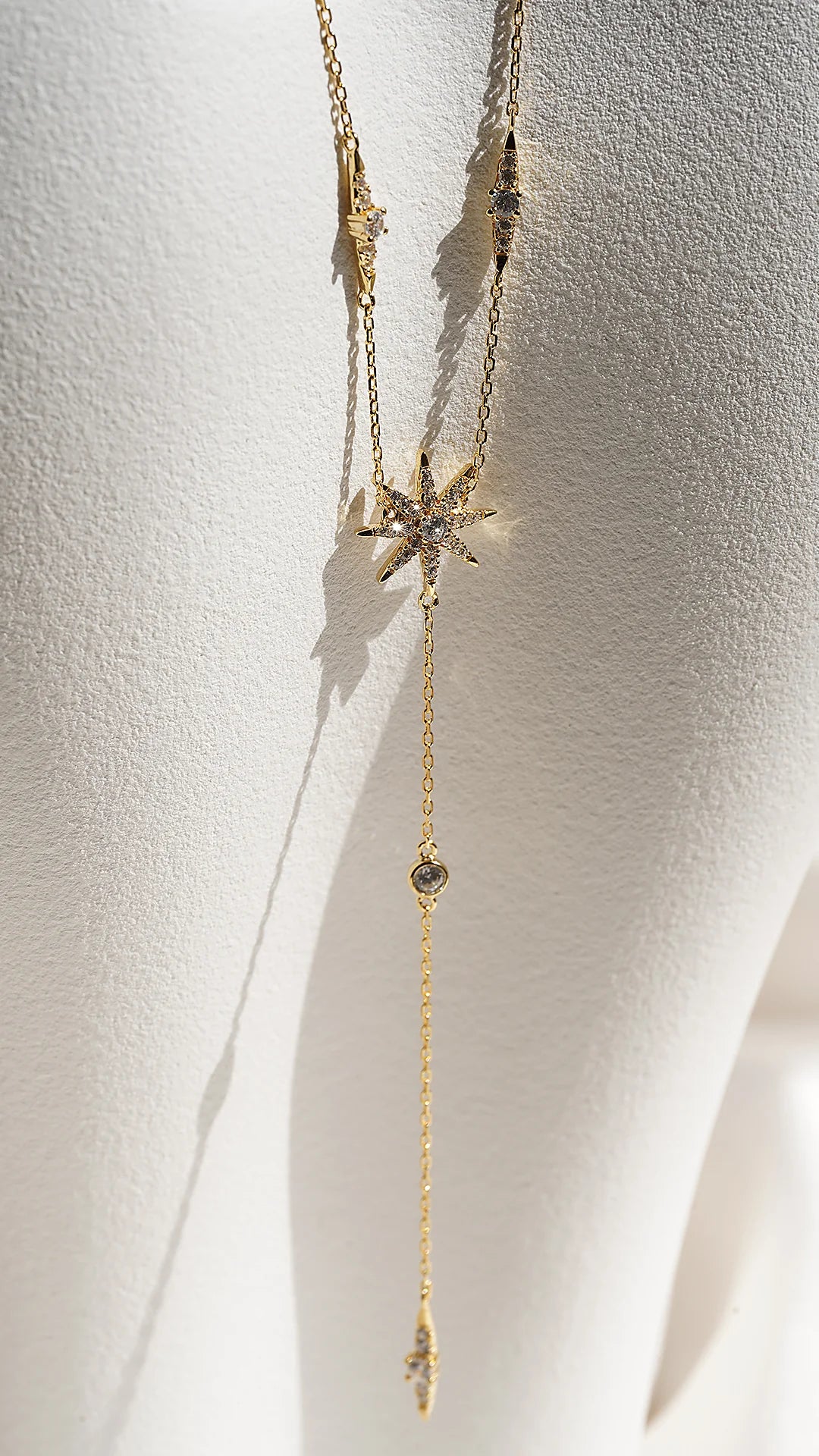 Under Moonlight Lariat Necklace - ARTSY SILVER