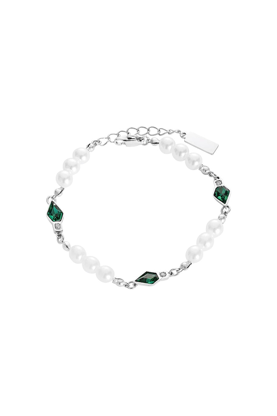 Emerald Pearl Men’s Bracelet