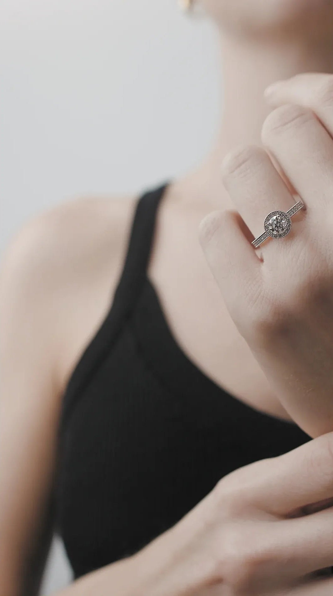 Cher Zircon Promise Ring - ARTSY SILVER