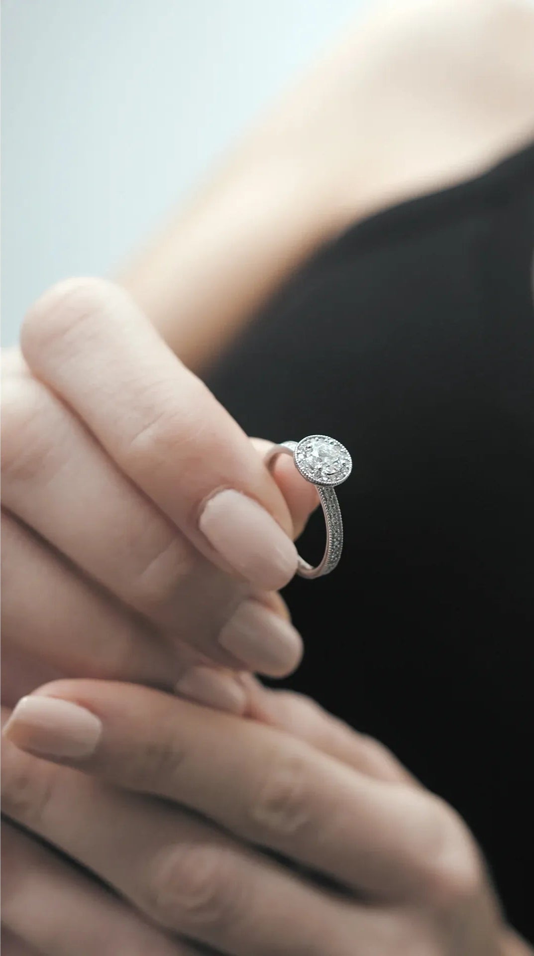 Cher Zircon Promise Ring - ARTSY SILVER